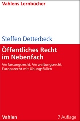 Öffentliches Recht im Nebenfach - Detterbeck, Steffen