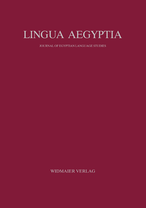 Lingua Aegyptia Bd. 32 (2024)