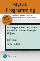 MyLab Programming with Pearson eText -- Access Card -- for Starting Out with Java - Gaddis, Tony