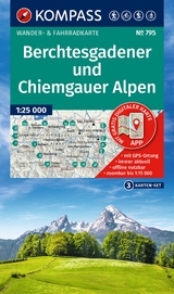 KOMPASS Wanderkarten-Set 795 Berchtesgadener und Chiemgauer Alpen (3 Karten) 1:25.000