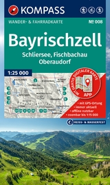 KOMPASS Wanderkarte 008 Bayrischzell, Schliersee, Fischbachau, Oberaudorf 1:25.000