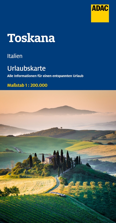 ADAC Urlaubskarte Toskana 1:200.000