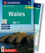 KOMPASS Wanderführer Wales, 60 Touren mit Extra-Tourenkarte