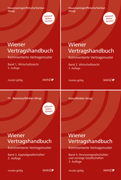 PAKET: Wiener Vertragshandbuch - 