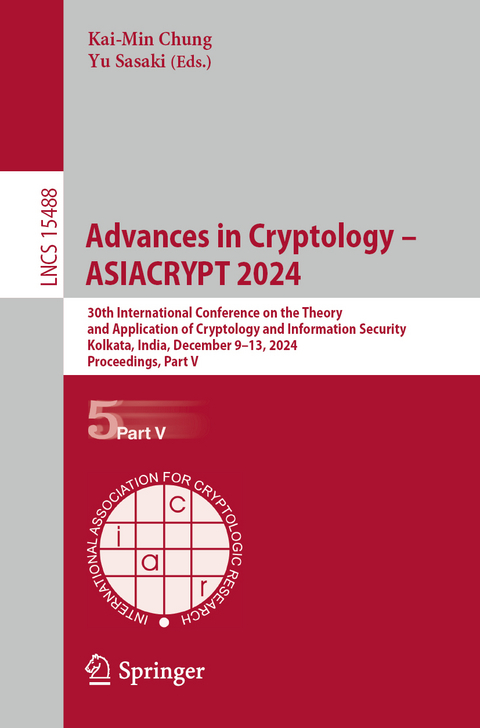 Advances in Cryptology – ASIACRYPT 2024 - 