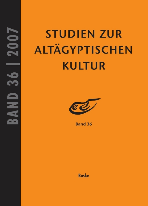 Studien zur Altägyptischen Kultur Band 36 - 