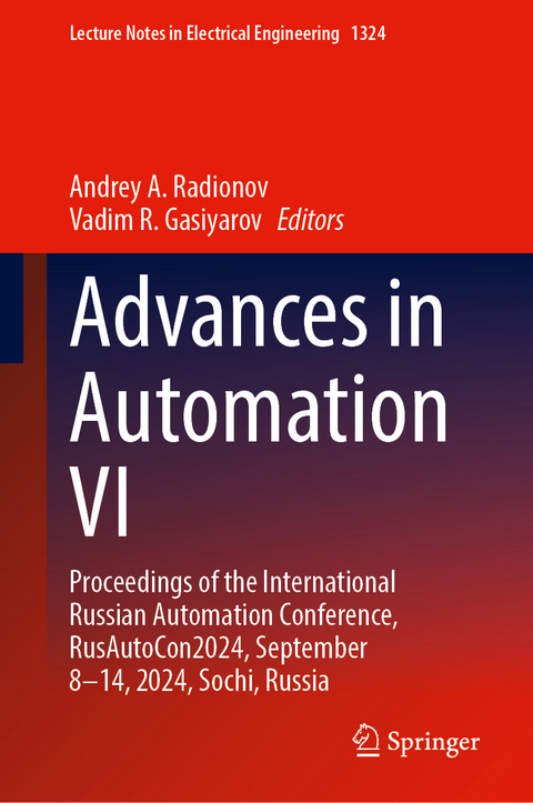 Advances in Automation VI - 