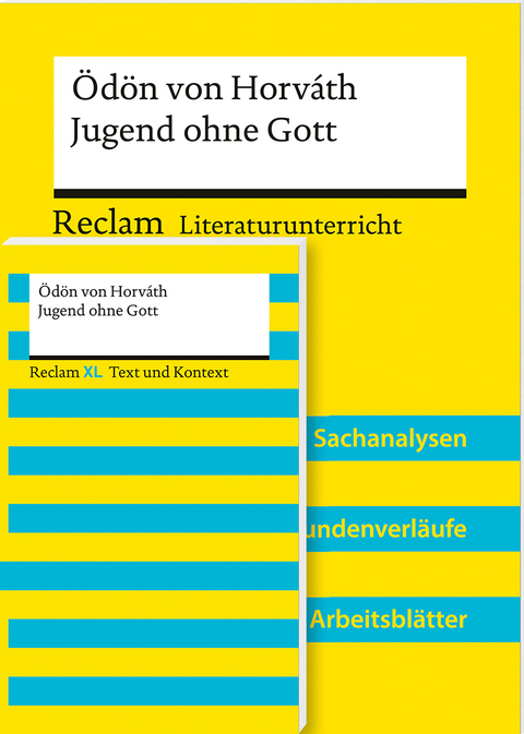 Lehrerpaket »Ödön von Horváth: Jugend ohne Gott«: Textausgabe und Lehrerband - Regina Esser-Palm, Ödön von Horváth