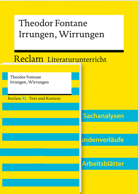 Lehrerpaket »Theodor Fontane: Irrungen, Wirrungen«: Textausgabe und Lehrerband - Wilhelm Borcherding, Theodor Fontane