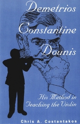 Demetrios Constantine Dounis - Costantakos, Chris A.