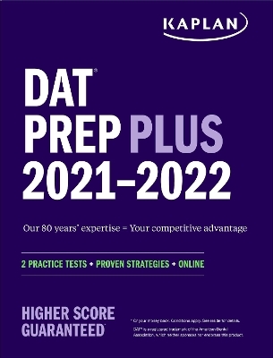 DAT Prep Plus 2021-2022 -  Kaplan Test Prep