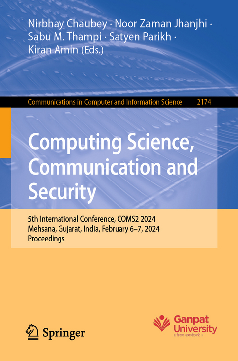 Computing Science, Communication and Security - 