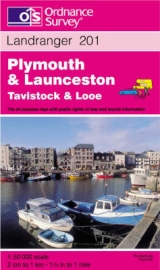 Plymouth and Launceston, Tavistock and Looe - Ordnance Survey