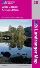 Glen Carron and Glen Affric - Ordnance Survey