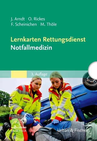 Lernkarten Rettungsdienst - Notfallmedizin - Jörg Arndt; Oliver Rickes; Frank Scheinichen …