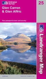 Glen Carron and Glen Affric - Ordnance Survey