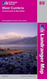 West Cumbria, Cockermouth and Wast Water - Ordnance Survey