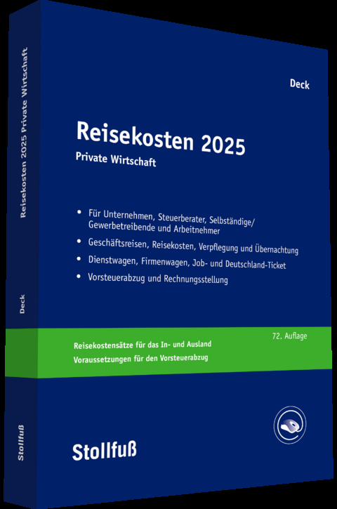 Reisekosten 2025 - Wolfgang Deck