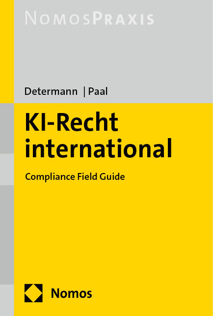 KI-Recht international - Lothar Determann, Boris P. Paal