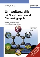 Umweltanalytik mit Spektrometrie und Chromatographie - Hubert Hein, Wolfgang Kunze