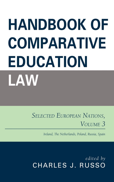 Handbook of Comparative Education Law - 