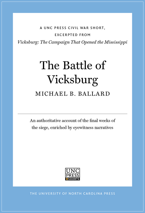 The Battle of Vicksburg - Michael B. Ballard