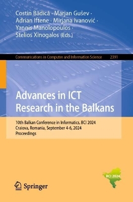 Advances in ICT Research in the Balkans - 