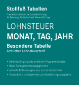 Tabelle, Lohnsteuer 2025 Monat, Tag, Jahr - 