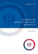 Journal of Gospels and Acts Research - Mary Ann Beavis, Francies Moloney