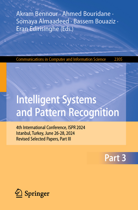 Intelligent Systems and Pattern Recognition - 