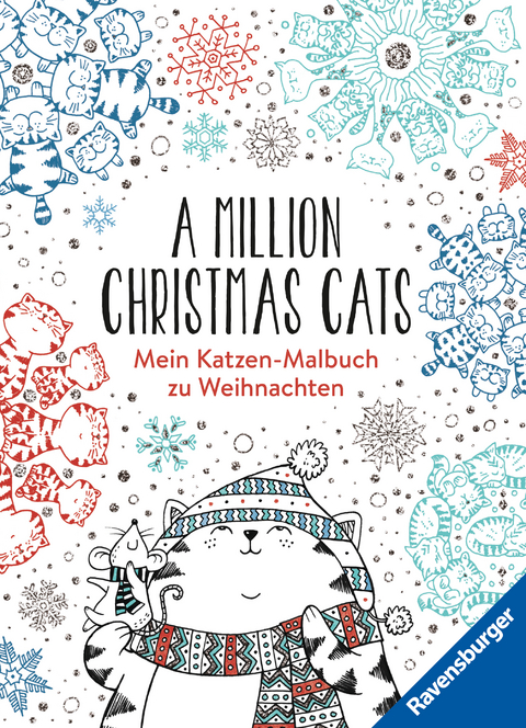 A Million Christmas Cats: Mein Katzen-Malbuch zu Weihnachten