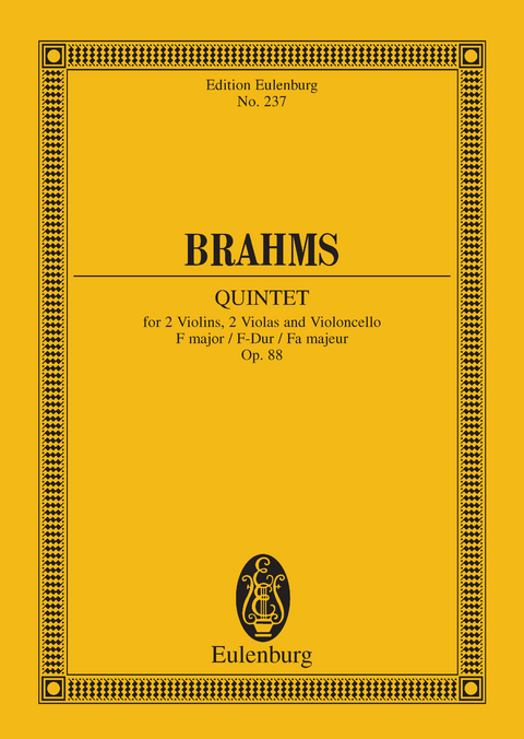 Quintet F major - Johannes Brahms