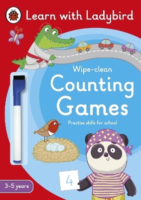 Counting Games: A Learn with Ladybird Wipe-clean Activity Book (3-5 years) -  Ladybird