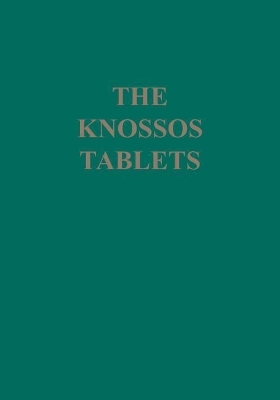 Knossos Tablets - José L. Melena, Richard Firth