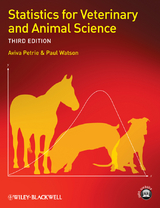 Statistics for Veterinary and Animal Science -  Aviva Petrie,  Paul Watson