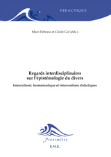 Regards interdisciplinaires sur l''épistémologie du divers -  Debono,  Goi