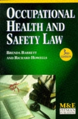 Occupational Health and Safety Law - Barrett, Brenda; Howells, Richard