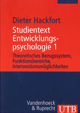 Studientext Entwicklungspsychologie - Hackfort Dieter