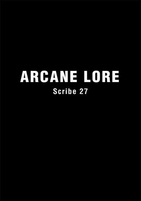 Arcane Lore -  Scribe 27
