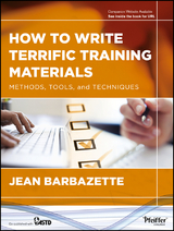 How to Write Terrific Training Materials - Jean Barbazette