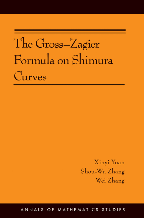 Gross-Zagier Formula on Shimura Curves -  Xinyi Yuan,  Shou-wu Zhang,  Wei Zhang