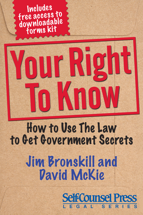 Your Right To Know - Jim Bronskill, David McKie