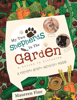 My Two Shepherds in the Garden - Maureen Fine