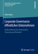 Corporate Governance öffentlicher Unternehmen - Peter Daiser