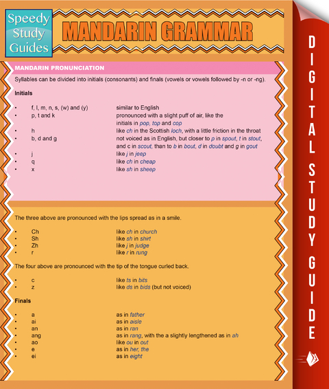 Mandarin Grammar (Speedy Study Guides) -  Speedy Publishing