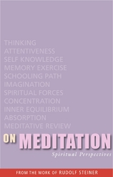 On Meditation -  Rudolf Steiner