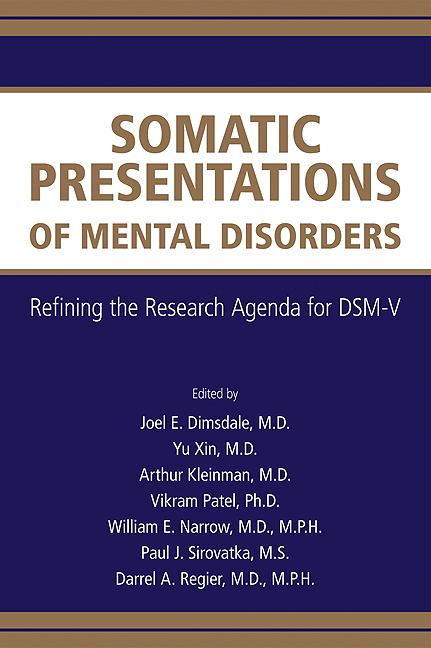 Somatic Presentations of Mental Disorders - 