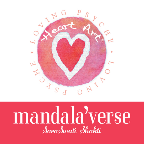 Heart Art Mandala'verse - Saraswati Shakti