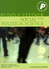 Social and Political Science -  Rudolf Steiner