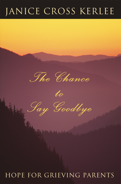 Chance to Say Goodbye -  Janice Cross Kerlee